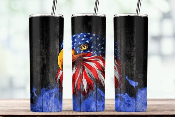 4th of July Eagle Head PNG for Graphics and Crafts