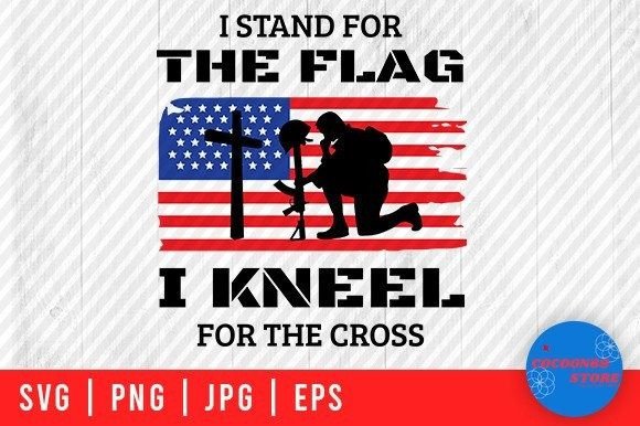 I Stand for the Flag, USA Flag Svg