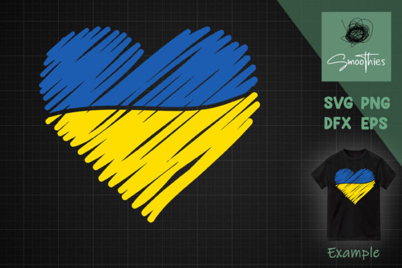 I Stand with Ukraine Flag Emblem Map Graphics
