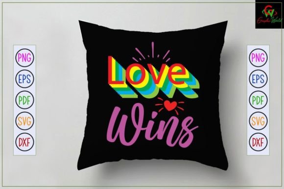Love Wins LGBTQ Flag Color Love Support