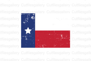 Texas Distressed Flag Graphics for Crafts