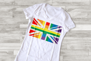 UK Rainbow LGBT Pride Flag Graphics and Crafts